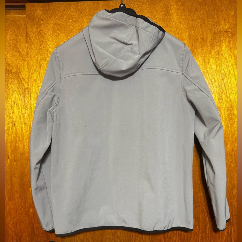 Kenneth Cole Men's Light Gray Windbreaker - Picture 2 of 4